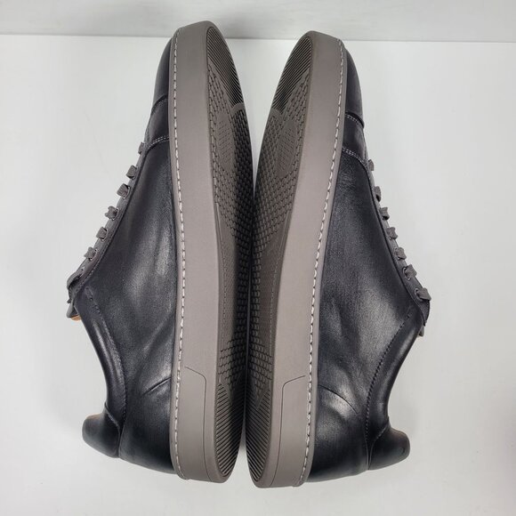 Magnanni Caitin Lo Moka Men's Black Leather Casual Sneakers 21409 US Size 10.5M - Picture 6 of 8